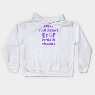 Domestic violence awareness Kids Hoodie